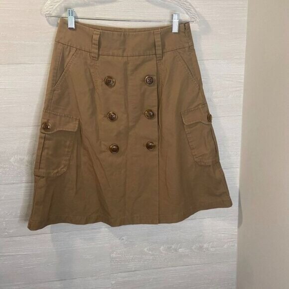 GAP Women's Cargo‎ Double Breasted Styled Skirt - Picture 3 of 9